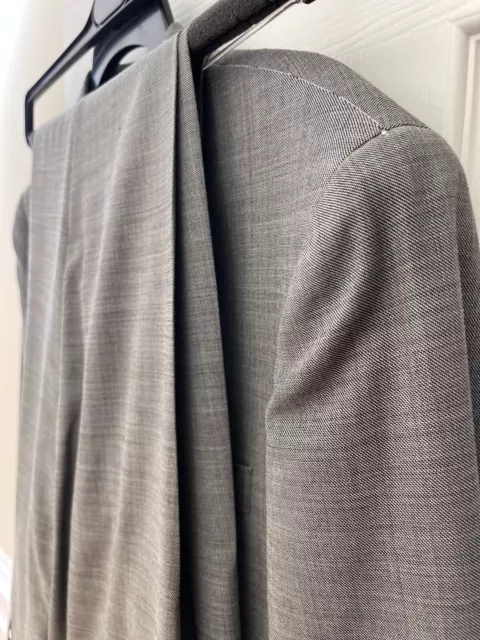 JCREW MENS LUDLOW Slim-fit suit in Italian Worsted Wool - Mineral Grey 40S 33/32