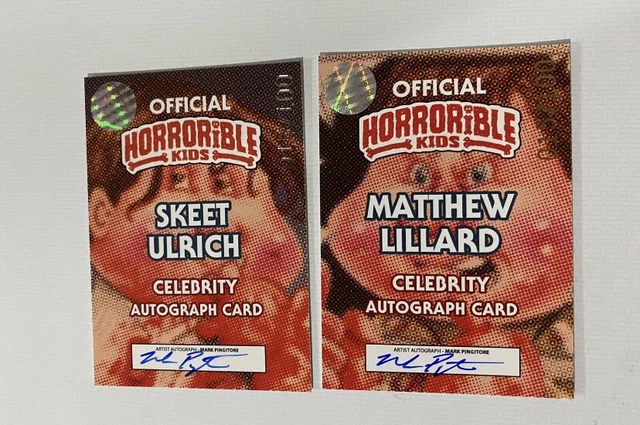 ROYAL BOBBLES SCREAM 6 GHOST FACE GITD EXCLUSIVE +Stu & Billy Autograph Card Lot 4