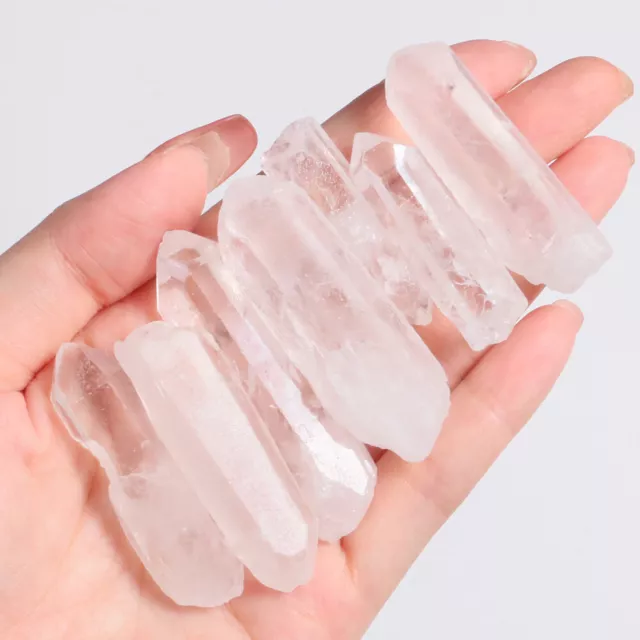 100g Natural Clear Quartz Crystal Points Bulk Lot Mineral Wand Specimen Healing