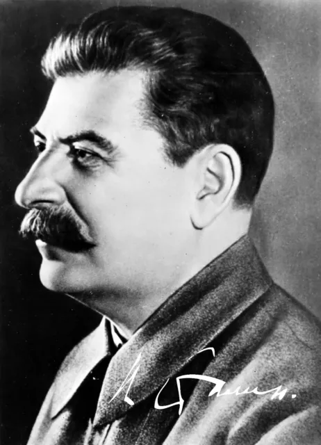 Josef Stalin ++ Autogramm ++ Иосиф Виссарионович Сталин Sowjetunion + Autograph