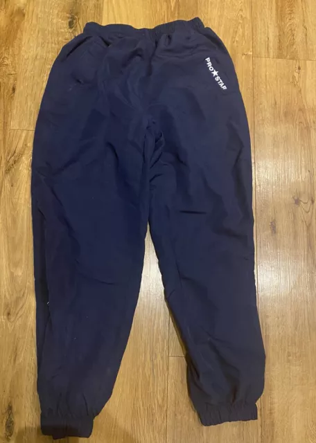 Sfondi tuta Prostar ragazze gamba con cerniera 26-28" LY età 12-14 uniforme blu in perfette condizioni