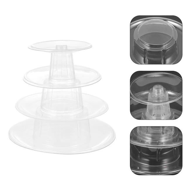 Tour De Petit Gâteau Buffet De Bureau Gâteau Aux Biscuits Récipient Transparent