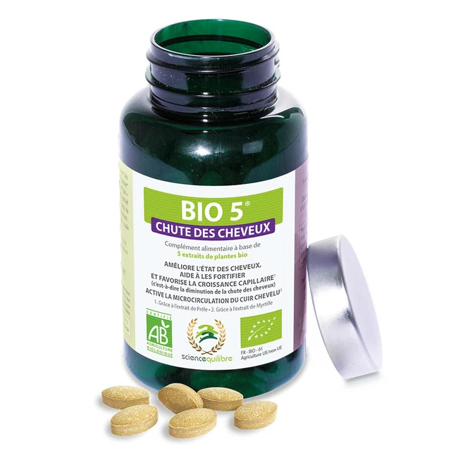 BIO 5 CHEVEUX - 3 mois (90 comprimés)