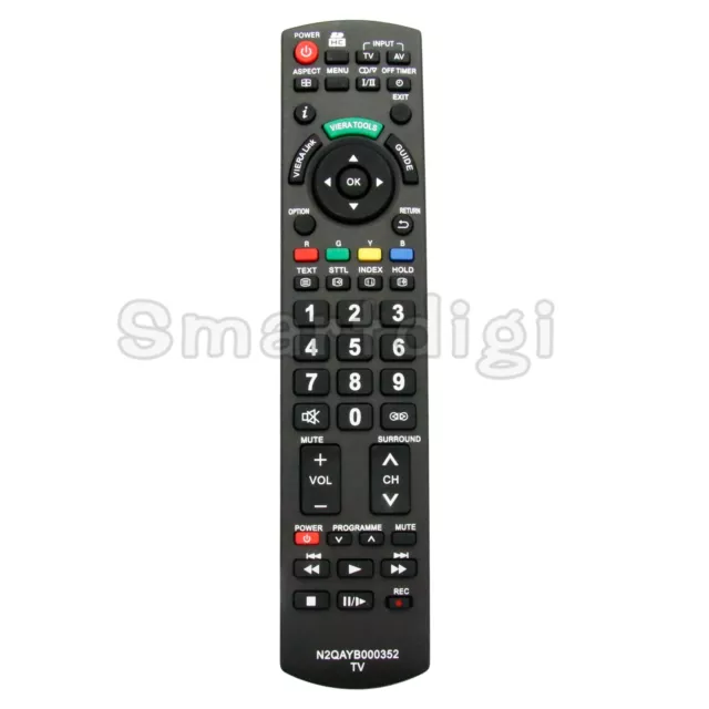 New N2QAYB000352 Replaced Remote Control for Panasonic Plasma LCD LED TV