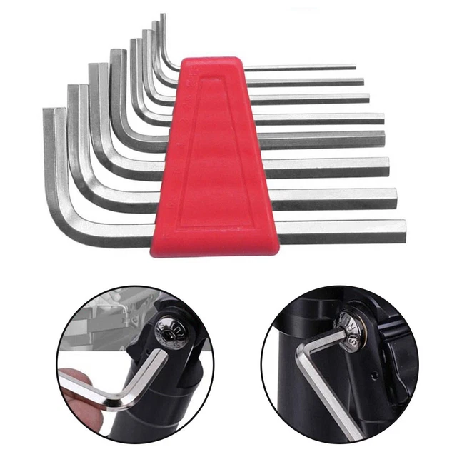 Llave hexagonal llave hexagonal brazo largo métricamente corto herramienta