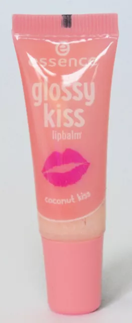 essence glossy kiss  coconut kiss Lip Balm Lipgloss  8 ml -  NEU