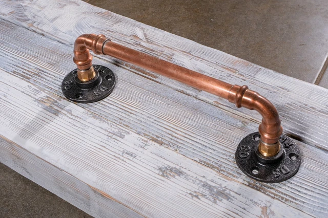 Barn Door Handle Industrial Grab Handle Copper Handles Rustic Door Knobs