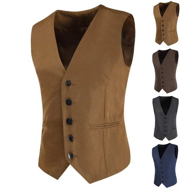 Gilet da Uomo Top Ragazzo Canotta Campeggio Misto Cotone Ogni Giorno Eleganti