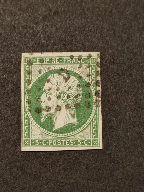 ***Timbre De France***    Type  Napoleon  N° 12 Oblitere