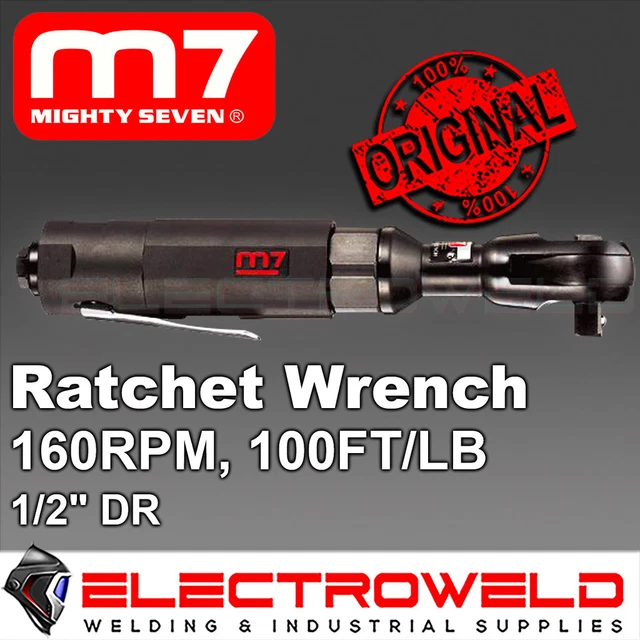 M7 Air Ratchet Wrench Spanner Socket 1/2" Square Drive Pneumatic Impact M7-NE443