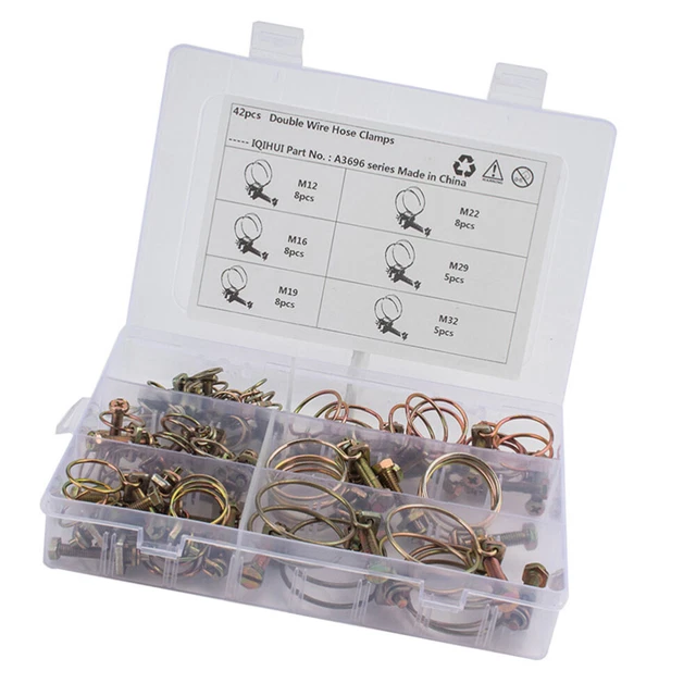 Sourcing Map nylon r-tipo cavo morsetto organizzatore filo a clip