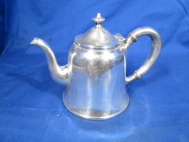 StLSF Frisco System Dining Car Silver 7/8 Pint Teapot