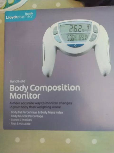 Lloyds Pharmacy Hand Held Body Composition Monitor Fat Muscle Mass