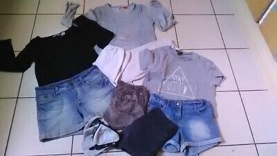 Kaporal LOT FILLE 14 ANS ROBE ETE TUBE ED HARDY TOP GUESS KAPORAL SHORT DEELUXE NEUF 