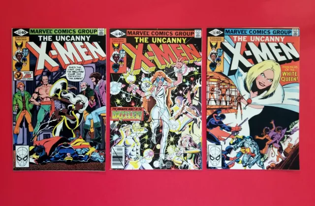 UNCANNY X-MEN Lot 130 131 132 ⭐NM 9.4 NM+ 9.6⭐1st Appearance of DAZZLER⭐1980 MCU