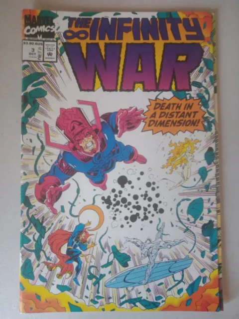 The Infinity War #3 APV Australian Price Variant Marvel Comics Thanos Avengers