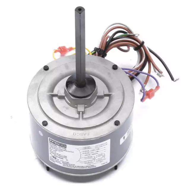 FASCO D7749 Condenser Fan Motor,1/4 HP,1.7A