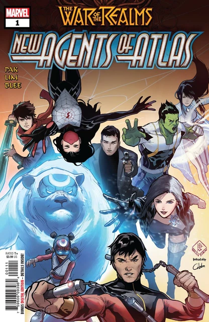 War of the Realms New Agents of ATLAS #1 Billy Tan Cover (Marvel, 2019)