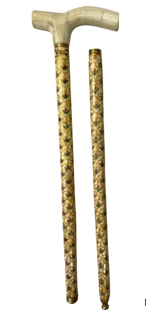 hand crafted camel bone foldable cane walking sitick 33 Inches