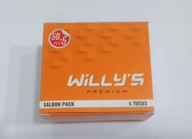 Lames de rasage à double tranchant Willy's Premium pour hommes - Pack...