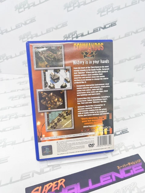 Commandos 2: Men of Courage PS2 PlayStation 2 PAL/UK Eidos completo 2