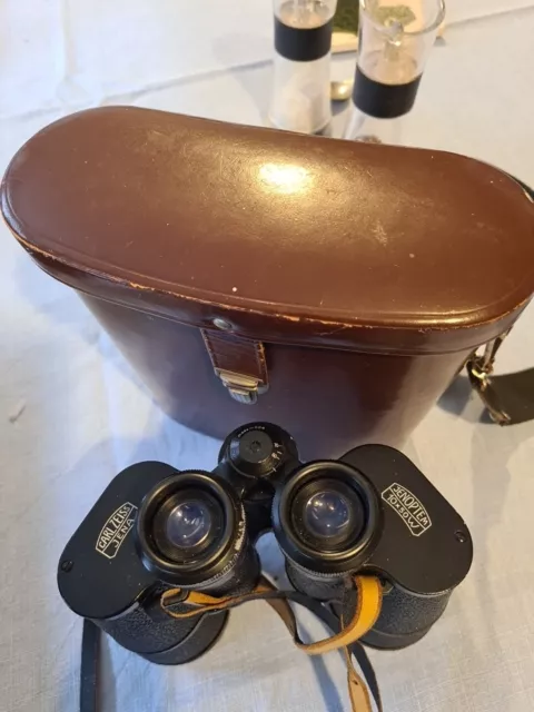 1950s? Carl Zeiss Jena Jenoptem Binoculars and Case 10x50w 4364362