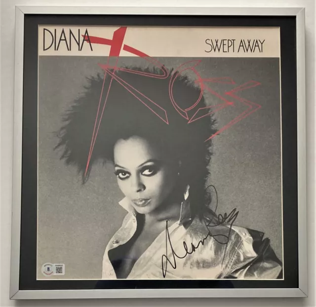 DIANA ROSS signed LP autograph  BECKETT COA The Supremes