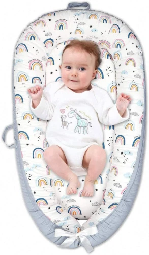 Liege Baby Nest für Co Schlafwagen weich atmungsaktiv Neugeborene...