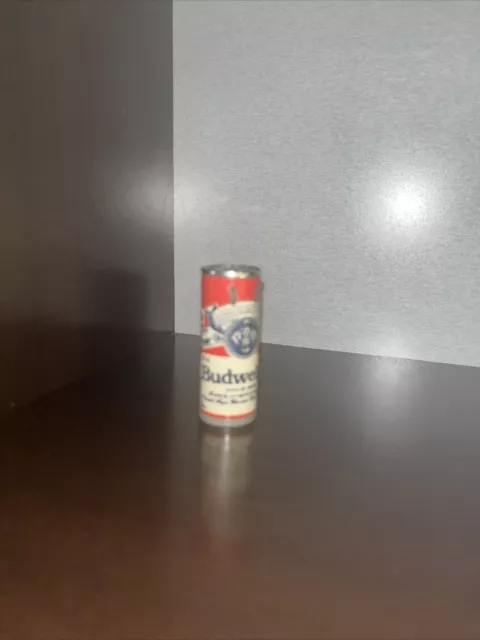 Vintage Kramer Product Budweiser Beer Can Plug Top Lighter Holder/Hide Away Can