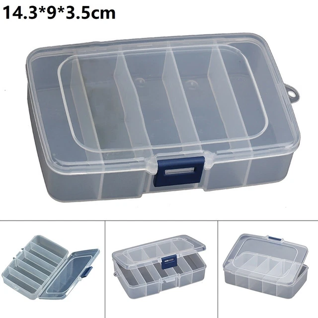 Scatola Portaoggetti In Plastica Trasparente A 36 Scomparti Portagioie Con Scomparto Regolabile Bianco Trasparente 94334847