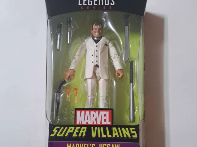 Hasbro Marvel Legends Series Walgreens Exclusivo Super Villano Rompecabezas Caja Daños