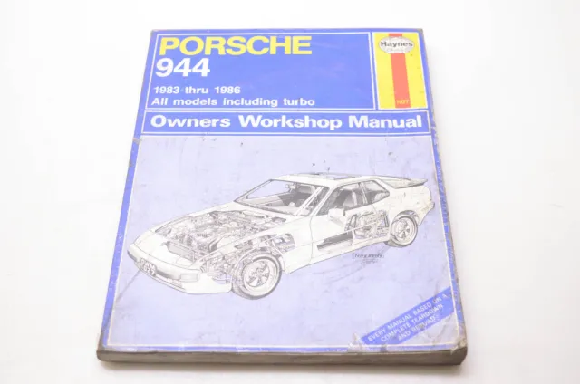 Haynes 1-85010-027-6, 1027 Porsche 944 1983 thru 1986 Owners Workshop Manual