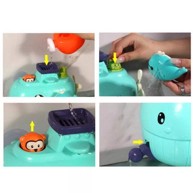 Baby Bath Toy Fun Physics Educational Bathtub Water Toy for 4-6 Year Toddler