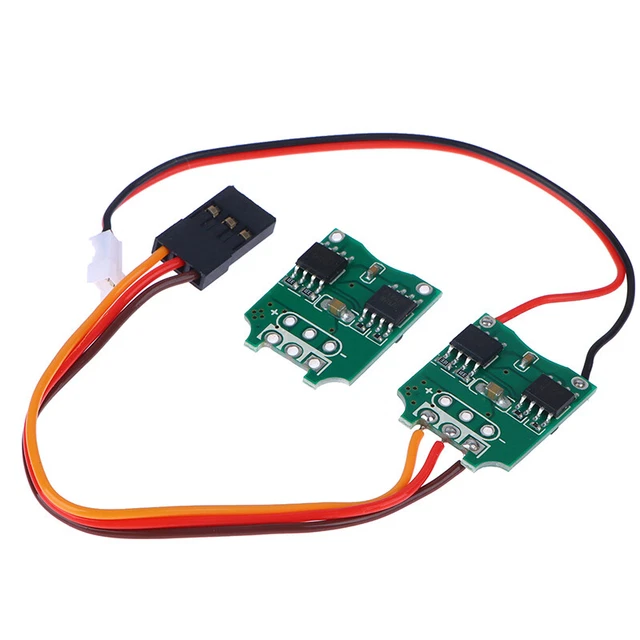 Micro 3A RC ESC DIY motore a spazzola regolatore di velocità regolatore spazzole a due fili ESC