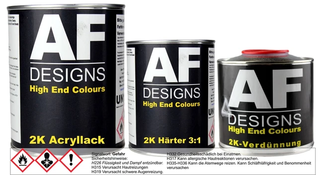 Peinture Voiture 2K Porsche RS Bleu - Lot 5 Litres Sans Vernis | Acryl Haute Brillance Lackpoint