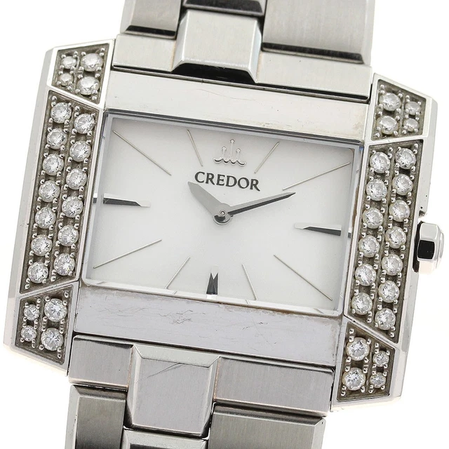 SEIKO CREDOR node GSWE935/5A70-0AY0 Side diamond green Dial Quartz Ladies_942818 SEIKO CREDOR node GSWE935/5A70-0AY0 Side diamond green Dial  main image 3