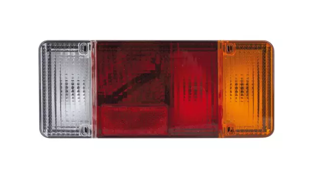 Faro Posteriore Per Citroen Fiat Iveco DAILY EUROCARGO - Doppia Tensione 12V/24V, Rosso - Foto 3