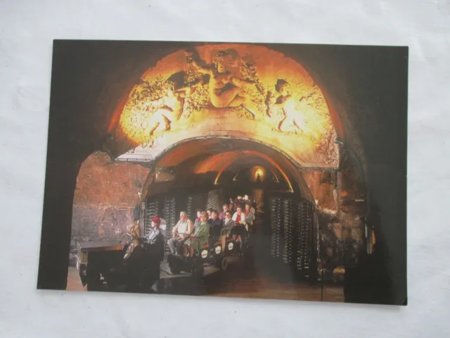 cpsm carte postale champagne mercier epernay caves