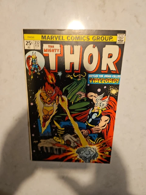 THE MIGHTY THOR #232 1975 Marvel Comics THOR VS SECOND FIRELORD VF/NM
