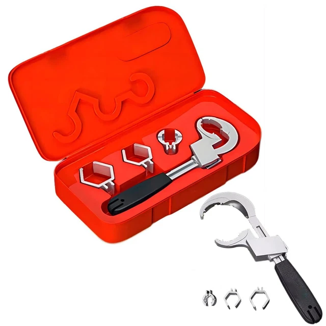 Llave ajustable multifuncional universal de extremo abierto herramienta de reparación de baño