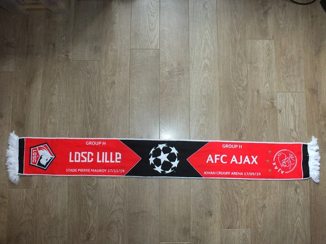 Écharpe LOSC Lille Signée - Aubameyang, Keita, Bodmer, Mavuba, Frau - Ultras