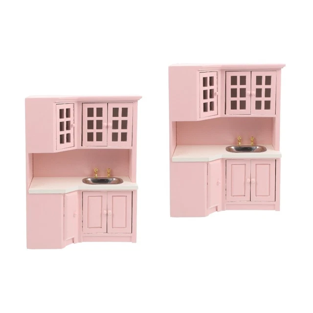 2 pezzi mini casa lavello contropiede mini lavello in legno contropiede mobili