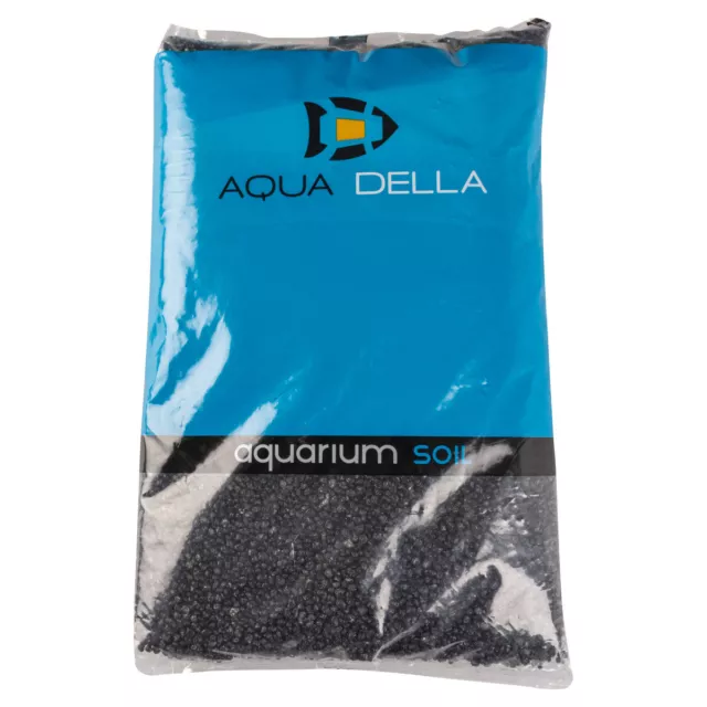 Aqua Della Gravier pour Aquarium Noir 2 KG, Neuf