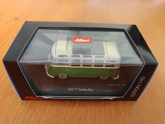 SCHUCO AUTO MODELL VW T1 Samba Bus Lim. Editioon 1000 M:1/43 EUR 29,99 - DE