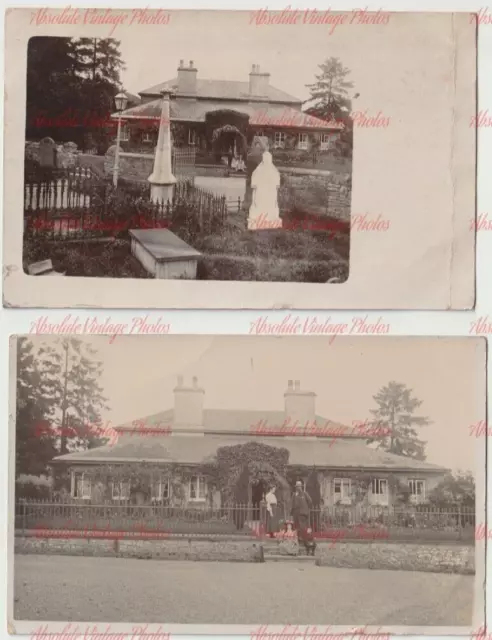 Postcards At Lower Machen Near Church Gwent Nr Newport South Wales Real Photos