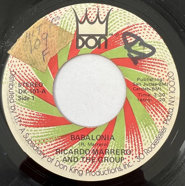 Latin Jazz 45 / Ricardo Marrero “Babalonia / My Friend” ~ Afro Cuban Funk HEAR