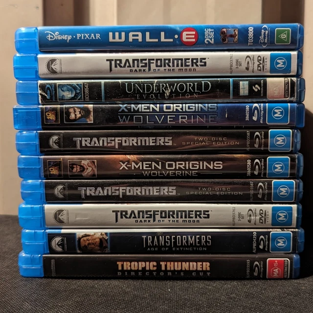 LOT OF 10 BluRay Movies Collection Mixed Bundle Disney Marvel