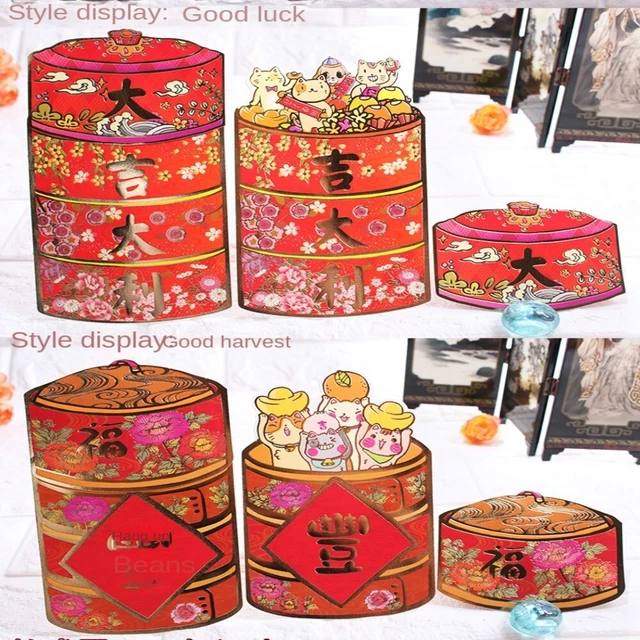 And Best Wish buste rosse cinesi Ang Bao buona fortuna pacchetti rossi per 2023