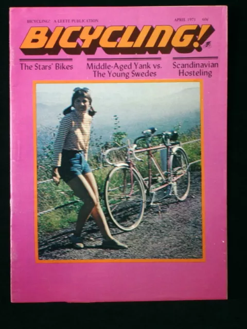 Bicycling Magazine Vintage April 1971- Star’s bikes-1970s Bike Mag 1