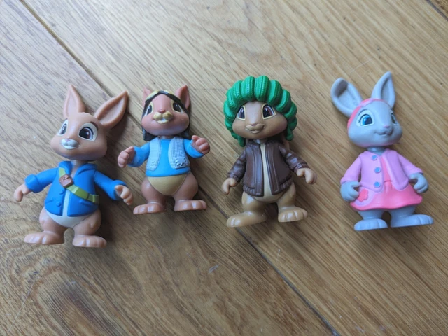 PETER RABBIT POSEABLE Figures Toys CBeebies/Nick Jr Squirrel Bunny £15. ...